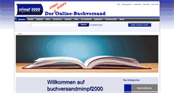 Desktop Screenshot of buchversandmimpf2000.de